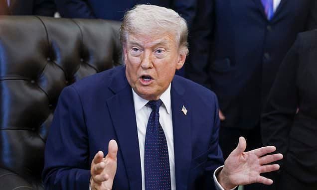 Fury at 'schoolyard bully' Trump threatening to help Argentina's claim to Falklands - as MPs say King's State Visit should be called off