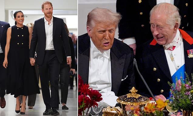 Behind-the-scenes Harry and Meghan drama threatening the King's American state visit... extremely awkward topic Trump's agreed NOT to mention... and 'private grief' Charles is hiding from the world