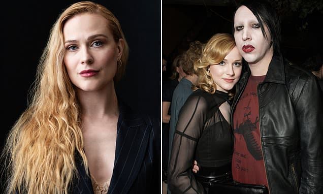 Evan Rachel Wood says she 'accepted her powerlessness as she suffered abuse' by former fiancé Marilyn Manson and recalls feeling like she 'deserved it'