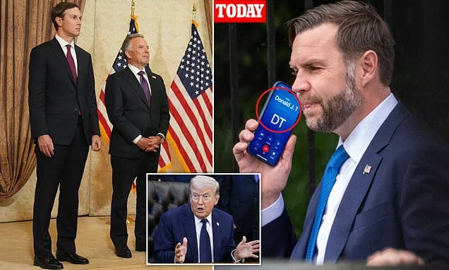 JD Vance sidelined for Iran peace talks as Trump sends Jared Kushner and Steve Witkoff to Pakistan