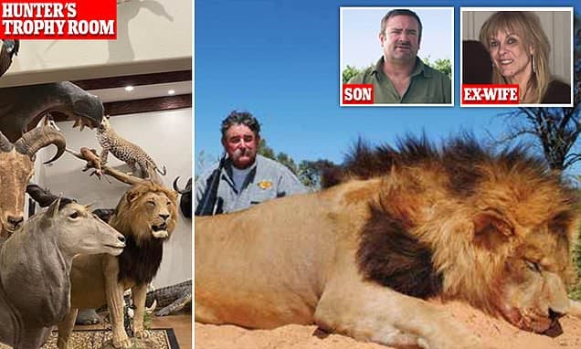Grieving family of millionaire big-game hunter trampled by elephants reveals awful way they found out he had died