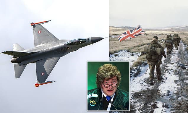 US forced Britain to allow sale of F-16s to Argentina as fears grow for security of the Falklands amid Trump threat