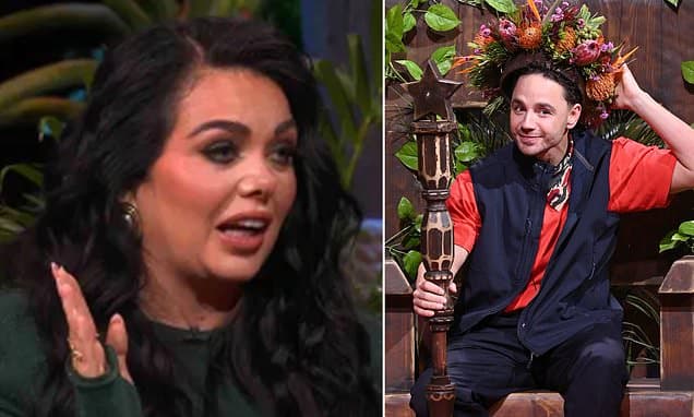 I'm A Celebrity's Scarlett Moffatt fights back tears as she slams her campmates for 'ruining' Adam Thomas' winning 'moment of glory'