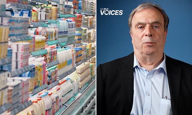 Why do people still drink skimmed milk? It's packed with more sugar than full-fat and I'd never touch the stuff, says PETER HITCHENS