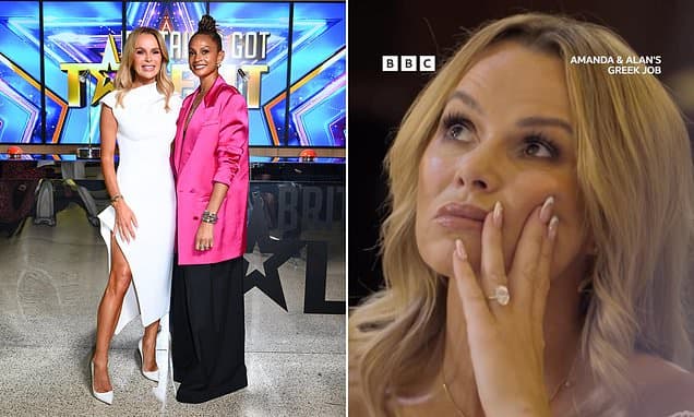 Amanda Holden shares how Britain's Got Talent co-host Alesha Dixon has helped her through difficult times after opening up about the tragic stillbirth of her son Theo