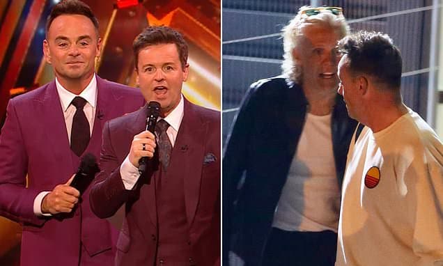 Ant and Dec take a jibe at explosive I'm A Celeb 'drama' as they make their return to TV for Britain's Got Talent semi final and warn judges to behave after face off with Jimmy Bullard