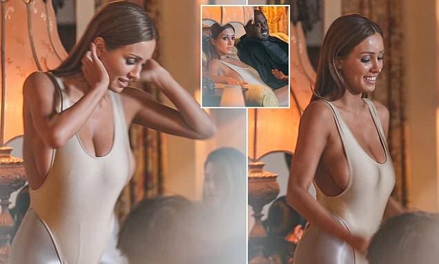 Kanye West's wife Bianca Censori flashes sideboob as couple resurface in first outing since rapper's UK ban
