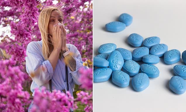 Taking antihistamine had a more potent effect on patients' sex lives than Viagra