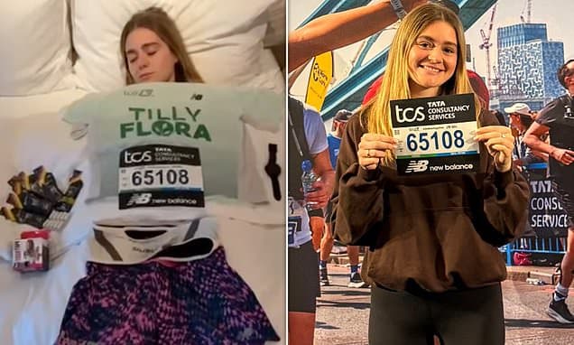 Gordon Ramsay shares sweet good luck tribute to daughter Tilly as she prepares to run her first ever London Marathon