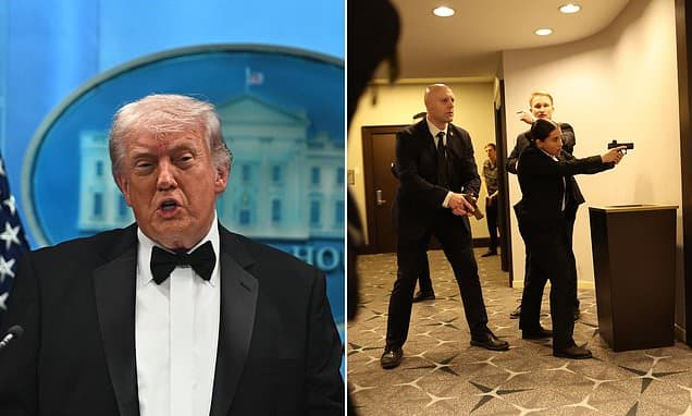 Trump reveals status of Secret Service agent who was shot at White House Correspondents' Dinner as officers swarm alleged shooter's home: Live updates