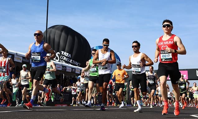 London Marathon 2026: Ethiopia's Tigst Assefa wins elite women's race in 2 hours 15 minutes as 59,000 runners take on 26.2-mile race