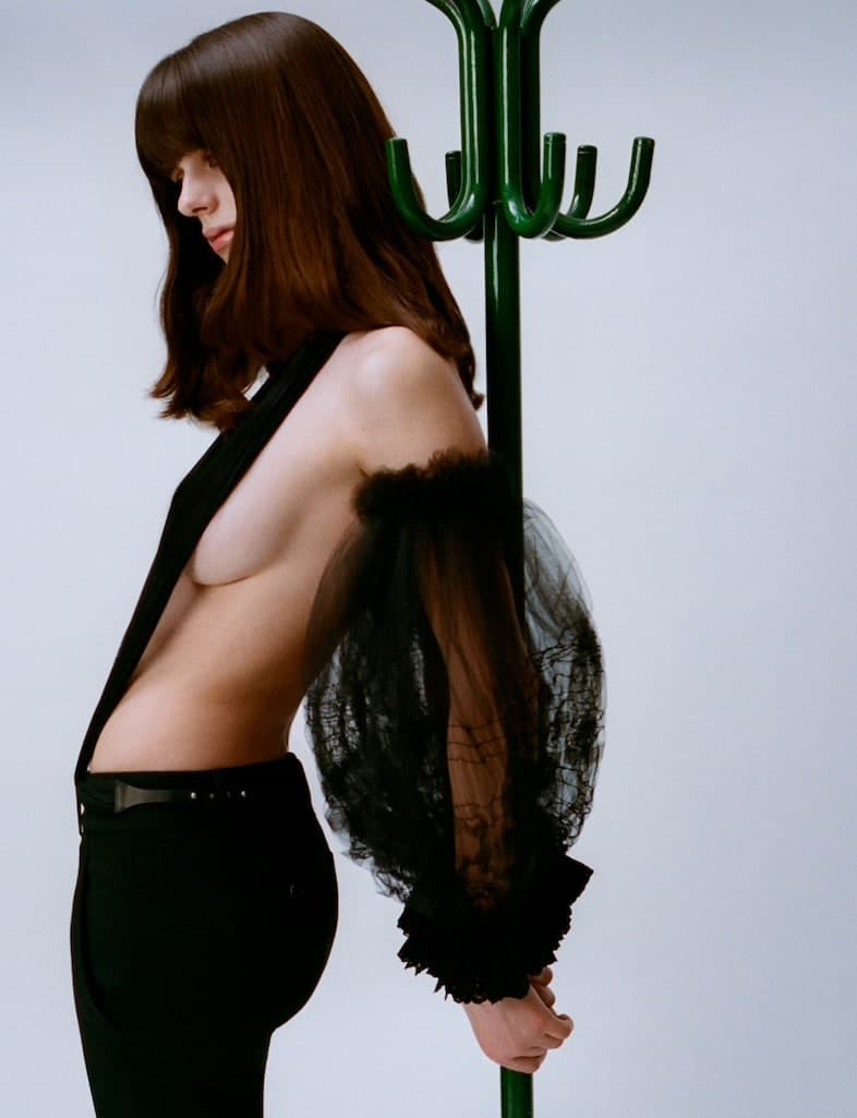 A Study in Lace and Sheer Layers