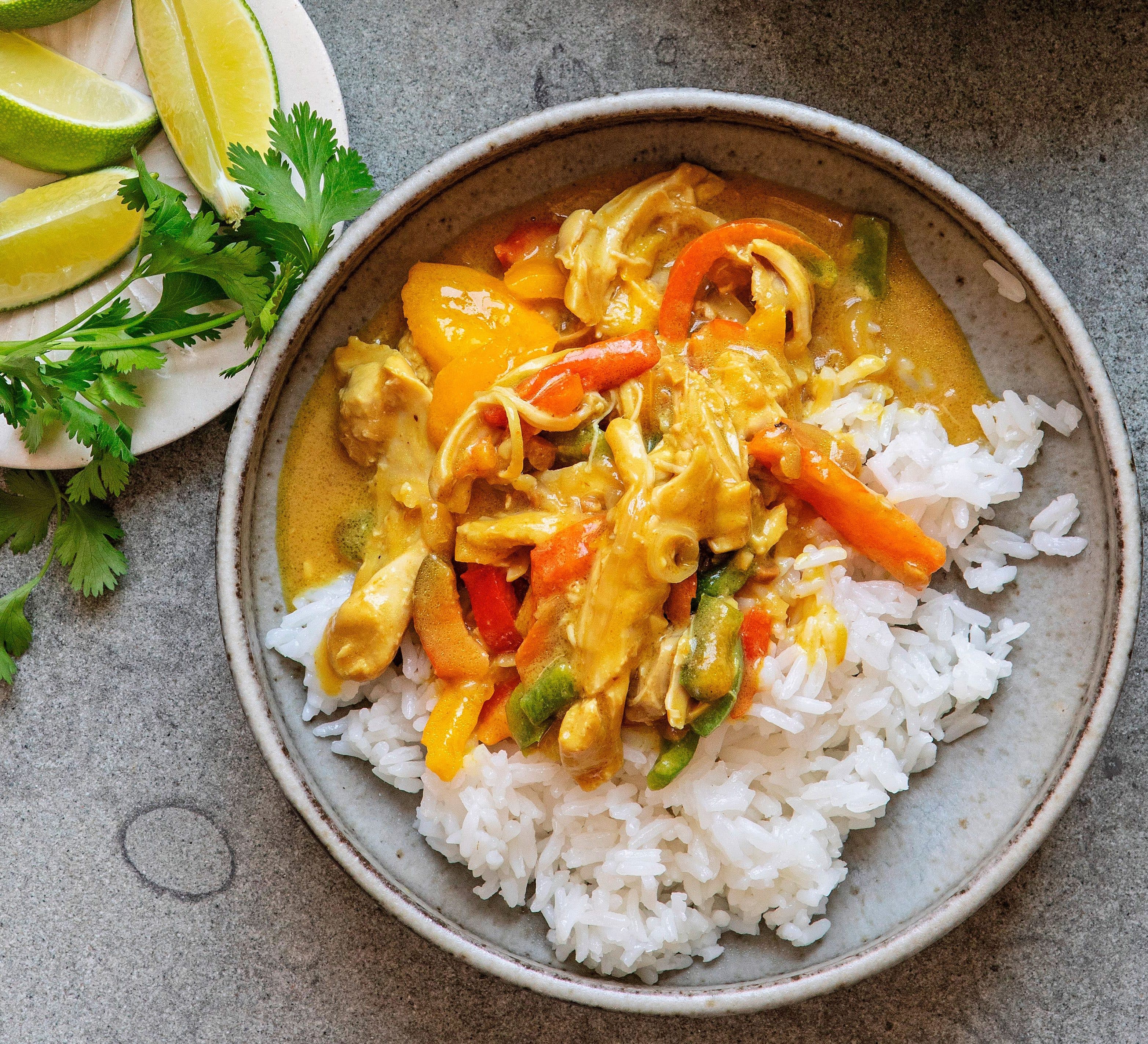 Chicken satay curry