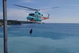 Two tourists airlifted to safety after being trapped on Bali cliff