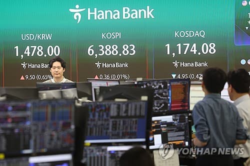 Seoul shares down late Wed. morning amid peace talks uncertainty