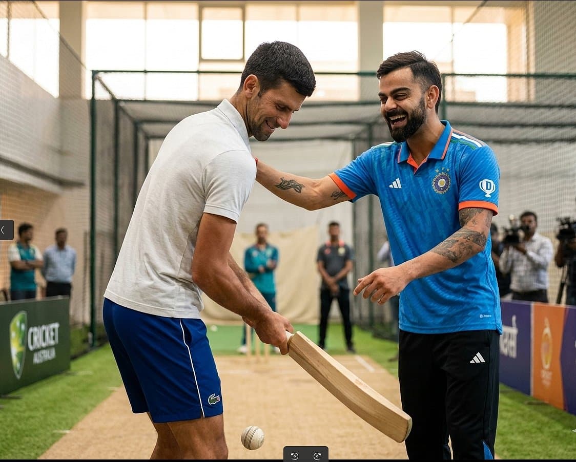 Tennis legend Djokovic reveals Kohli is the reason he now follows cricket