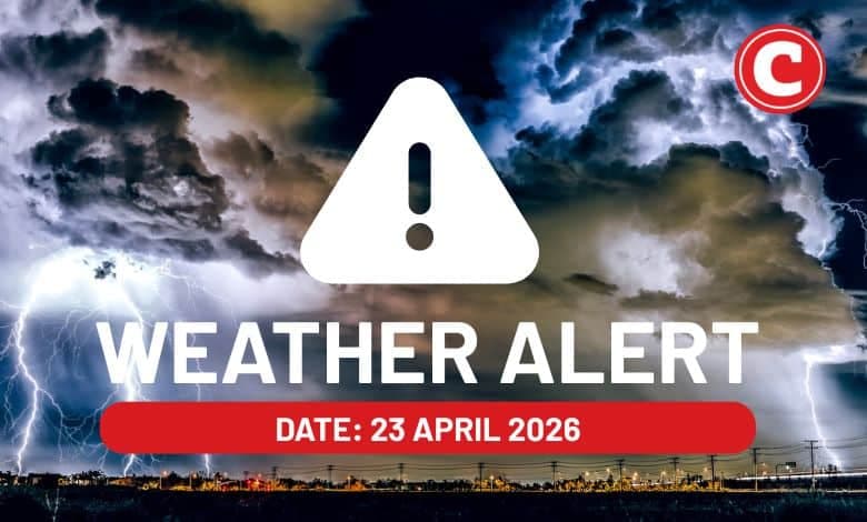 Weather alert: Four provinces brace for widespread showers and thundershowers