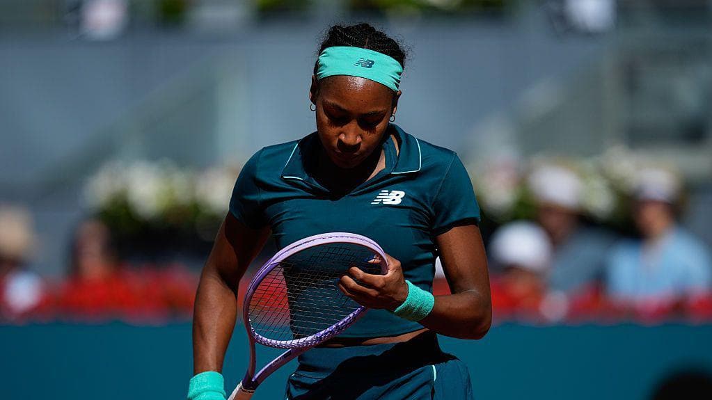 Gauff beats Cirstea in Madrid despite stomach virus