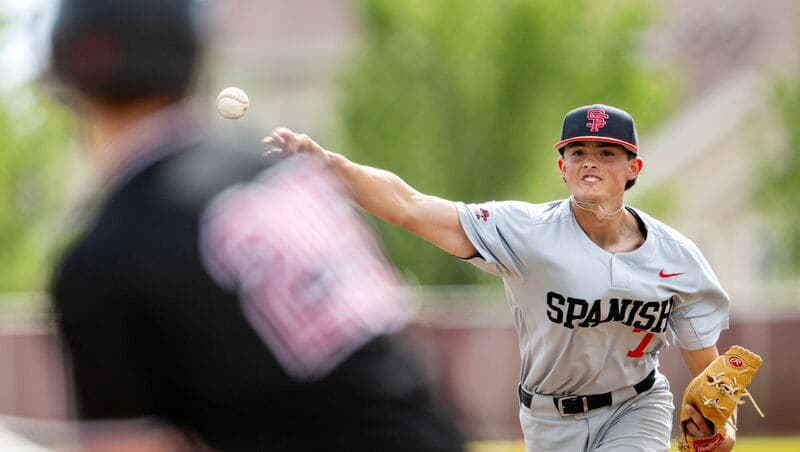 High school baseball: Spanish Fork dominates Maple Mountain to even season series
