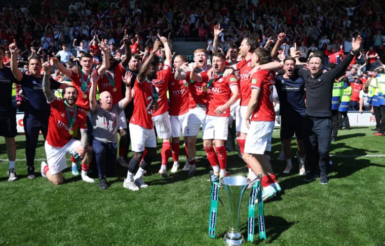 York City promoted to League Two after 103rd-minute equaliser at Rochdale