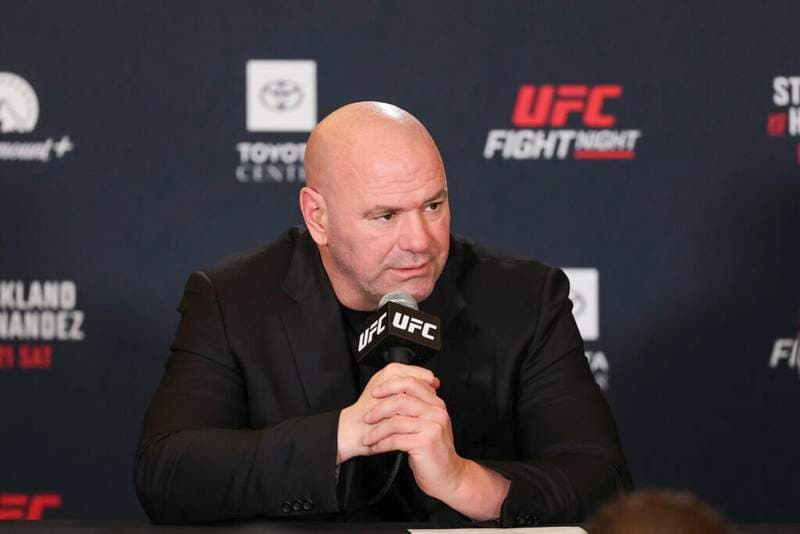 Dana White slams Eddie Hearn but does not deny fight backing out