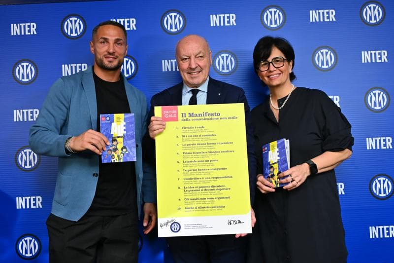 ALÈ, the glossary of positive support, and the signing of the manifesto: Inter and Parole O_Stili work together to promote respect, on and off the pitch