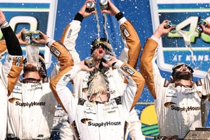 "This kid is on fire" - Michael Jordan praises Reddick after NASCAR Kansas win