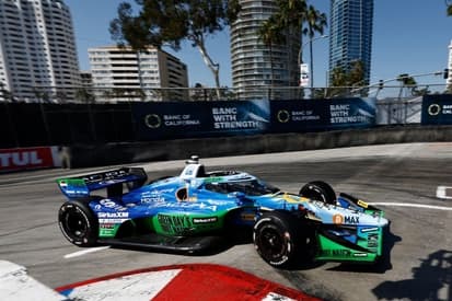 Felix Rosenqvist hopes Long Beach pole kickstarts IndyCar season turnaround