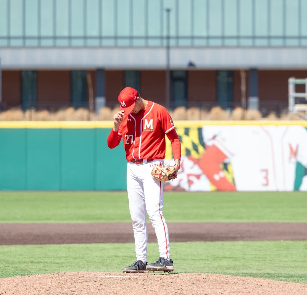 Maryland baseball’s bats cool off in 12-4 defeat to Michigan State
