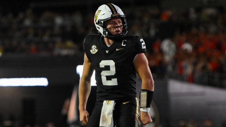Diego Pavia 2026 NFL Draft tracker live updates on Vanderbilt quarterback