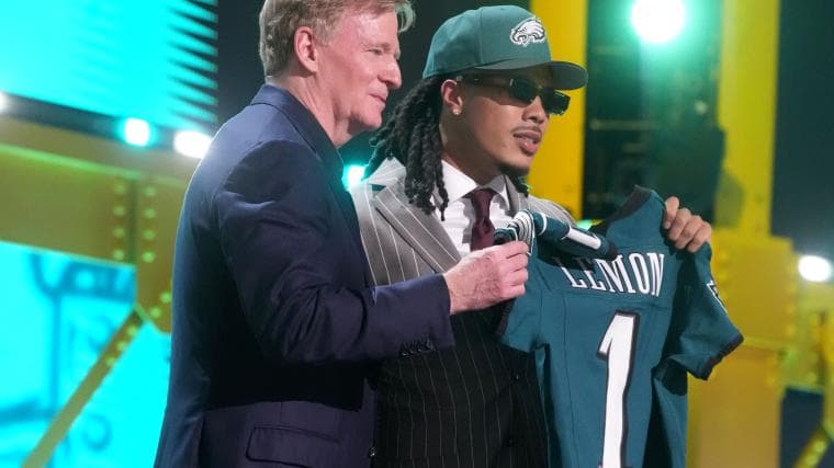How the Eagles' Makai Lemon pick came directly at the Steelers' expense