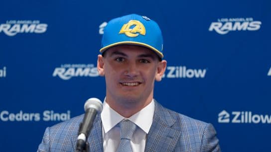 Inside Ty Simpson's first 24 hours as a Los Angeles Ram