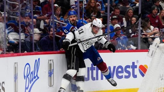 Kings fall to Avalanche in Game 1 of Western Conference 1st Round
