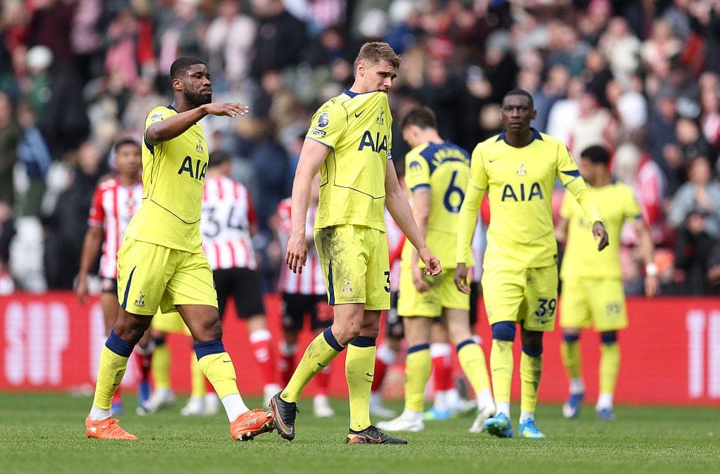With Tottenham facing relegation, these 'big' teams met a similar fate