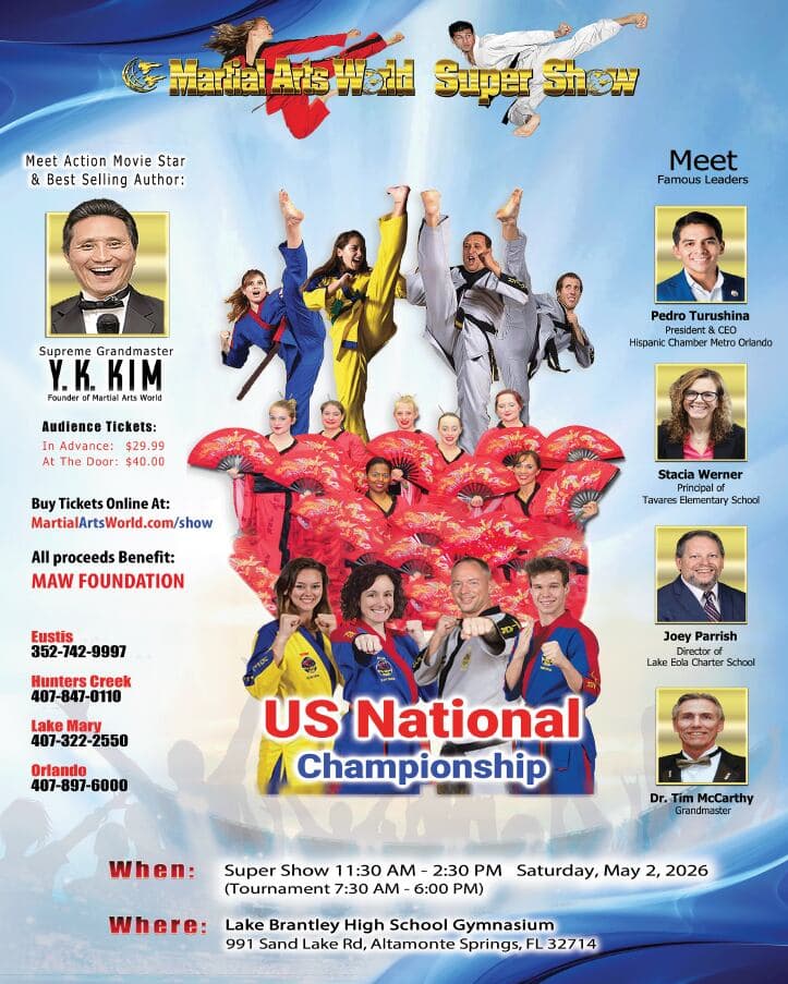 Martial Arts World Super Show returns to Altamonte Springs with Grandmaster Y.K. Kim