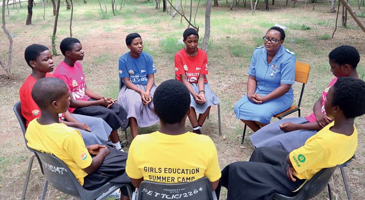 Education ministry inspires girls in Phalombe District