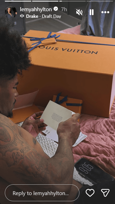 KC Concepcion receives fitting Louis Vuitton gift from girlfriend hours before 2026 NFL Draft