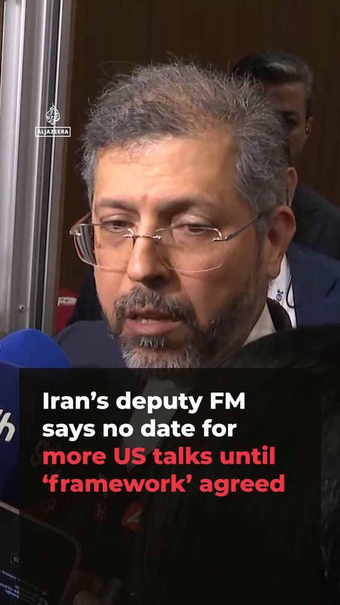 Iran’s Deputy FM Saeed Khatibzadeh said that talks with the US cannot happen until the two sides agree on a shared ‘framework’. He stressed that whatever Iran agrees to in negotiations must preserve its rights under international law. pic.