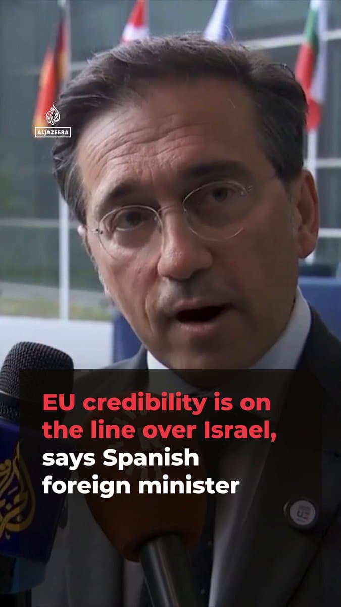 Spain’s foreign minister has warned the EU risks losing credibility if it fails to apply the same principles to Israel’s “perpetual war” in the Middle East as it does to Russia’s invasion of Ukraine.