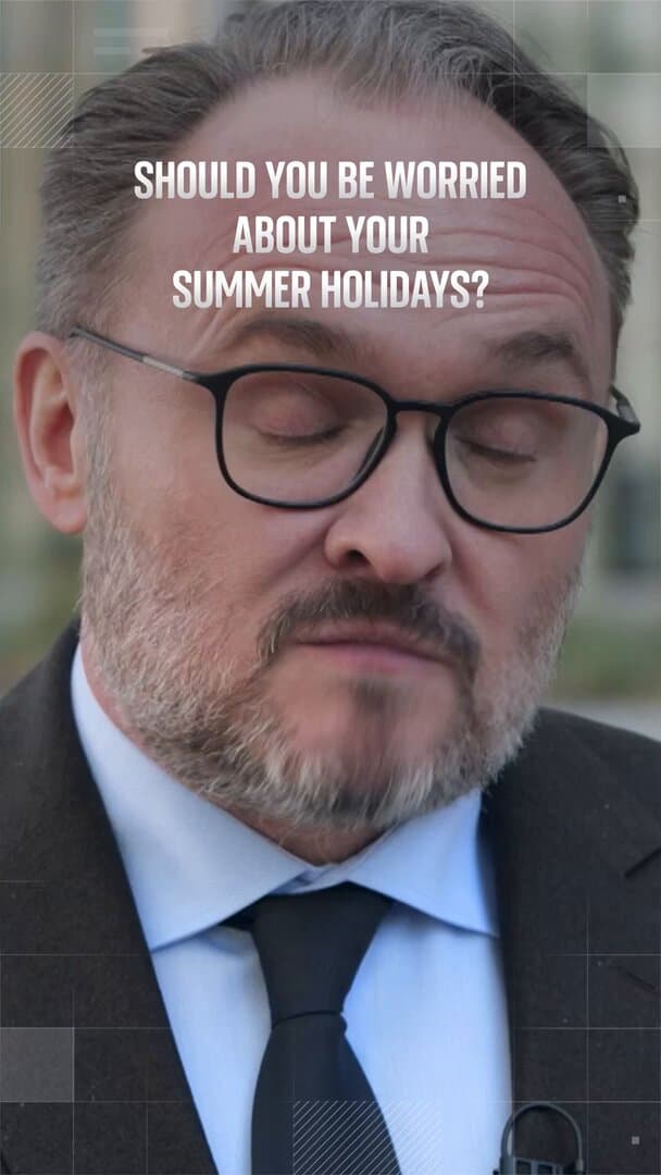 Holiday flights this summer will "very likely" be affected by a jet fuel shortage, the EU's energy boss tells @AliBunkallSKY. The shortage has been caused by the conflict in the Middle East and the closure of the Strait of Hormuz.