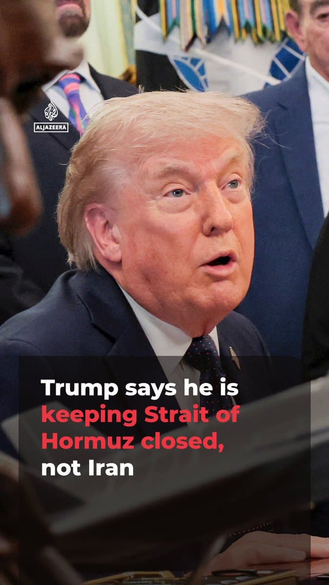 Donald Trump said he is the one keeping the Strait of Hormuz closed, because opening it would enable Iran to make “$500 million a day”. The president also asserted that the US-Israeli war on Iran is going well because it hasn’t lasted for as long as the Vietnam War.