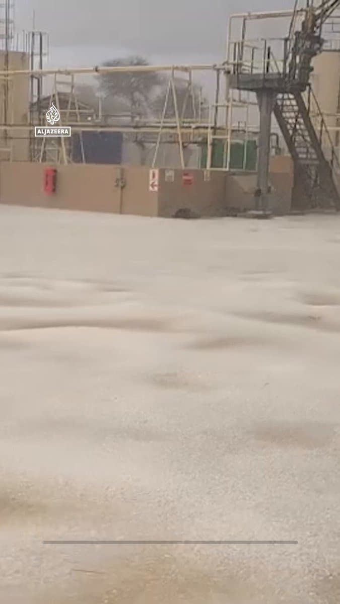 Severe weather has hit parts of Namibia, including a hail storm that caused surprise and confusion among many social media users.