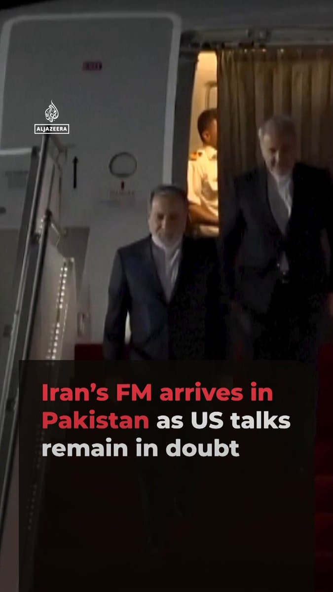 RT by @AJEnglish: Iranian FM Abbas Araghchi has arrived in Pakistan as part of a broader regional tour, Iranian state media says, amid uncertainty over stalled US ceasefire talks. Pakistan says no meeting with US envoys is planned, while Washington says its negotiators will travel to Islamabad. pic.