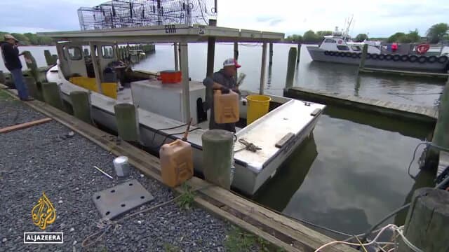 From boats to trucks, rising diesel prices caused by the war on Iran and disruptions to global supplies are squeezing Maryland’s fishing industry during crab season. Al Jazeera's @HeidiZhouCastro reports. pic.