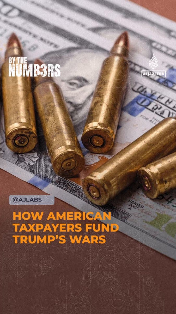 Americans paying income tax worked 50 days in 2025 to fund Trump's wars. Here's what we know. pic.