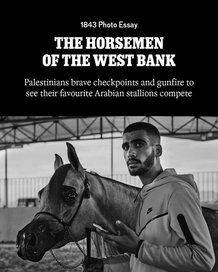 Palestinians in the West Bank view horses as a symbol of resilience. In a photo essay, 1843 captures Jericho’s annual horse competition Photos: Jude Edginton pic.