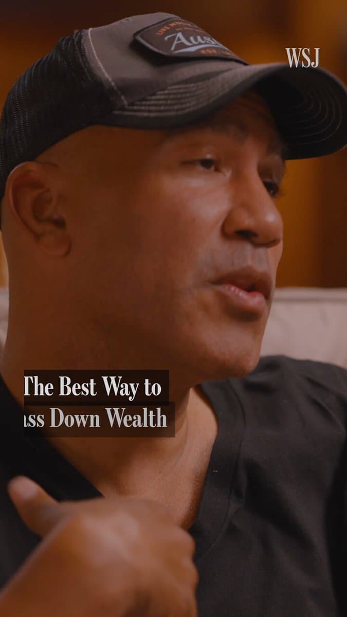 Bill Perkins, energy trader and hedge-fund manager, says you should give your children money before you die, so that it has the maximum impact on their lives. Watch the full episode of The WSJ Money Interview: pic.