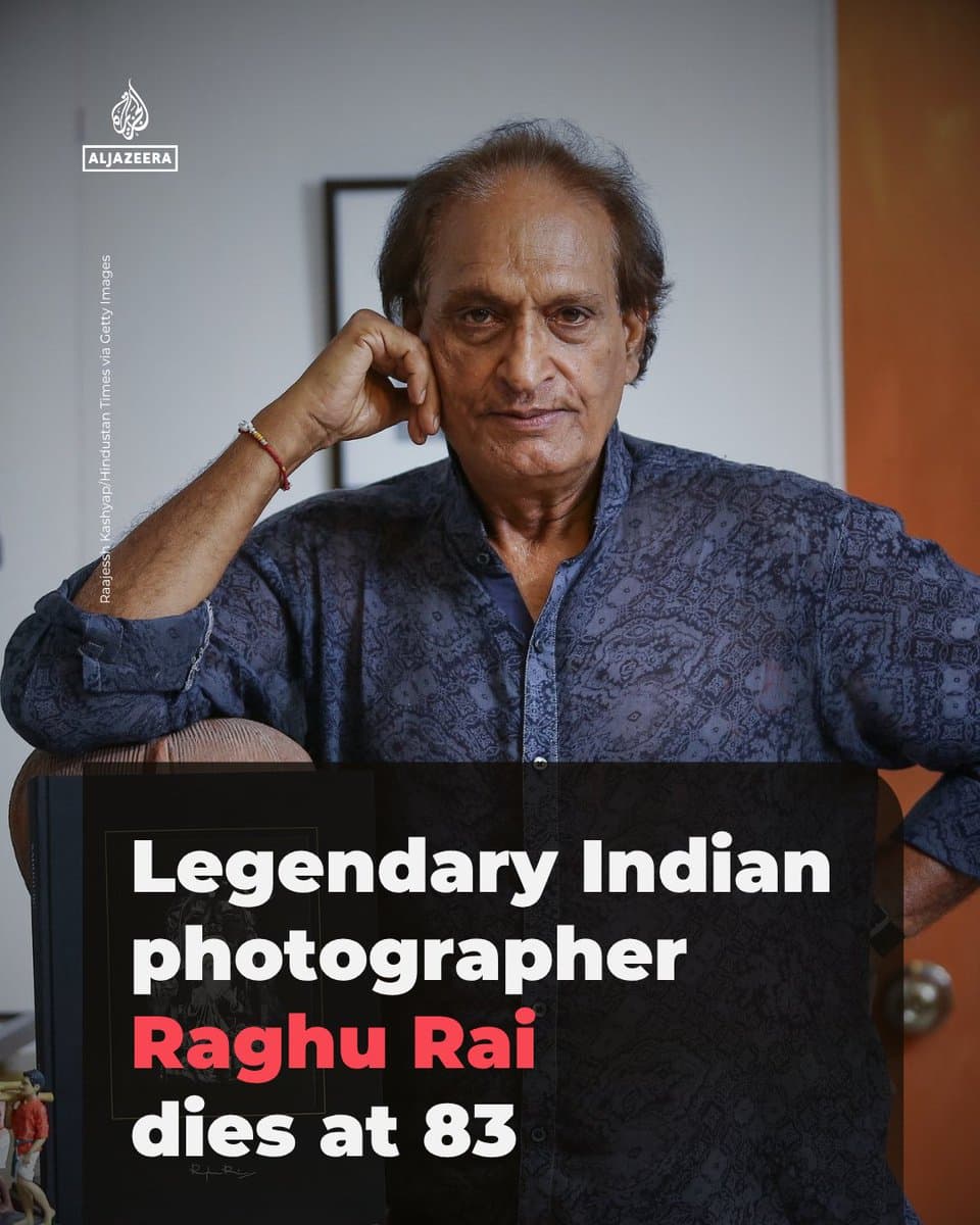 Internationally acclaimed photographer Raghu Rai, widely regarded as one of the foremost chroniclers of independent India, has died at the age of 83 pic.