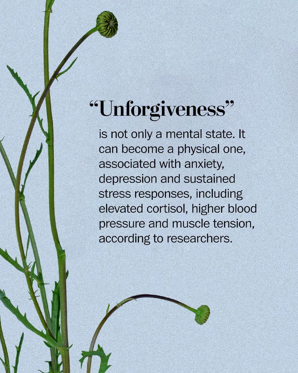 Some scientists say training people to practice forgiveness could be a powerful public health tool. Read more here: pic.