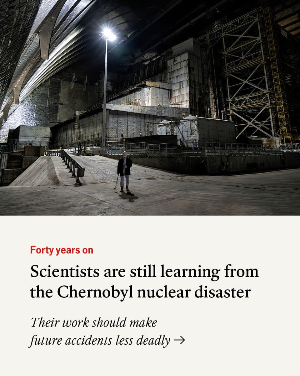 The accident was disastrous, and not only for the people who lost their lives during and soon after. But some good has come from it. It has provided a unique laboratory Photo: Pierpaolo Mittica/Panos pic.